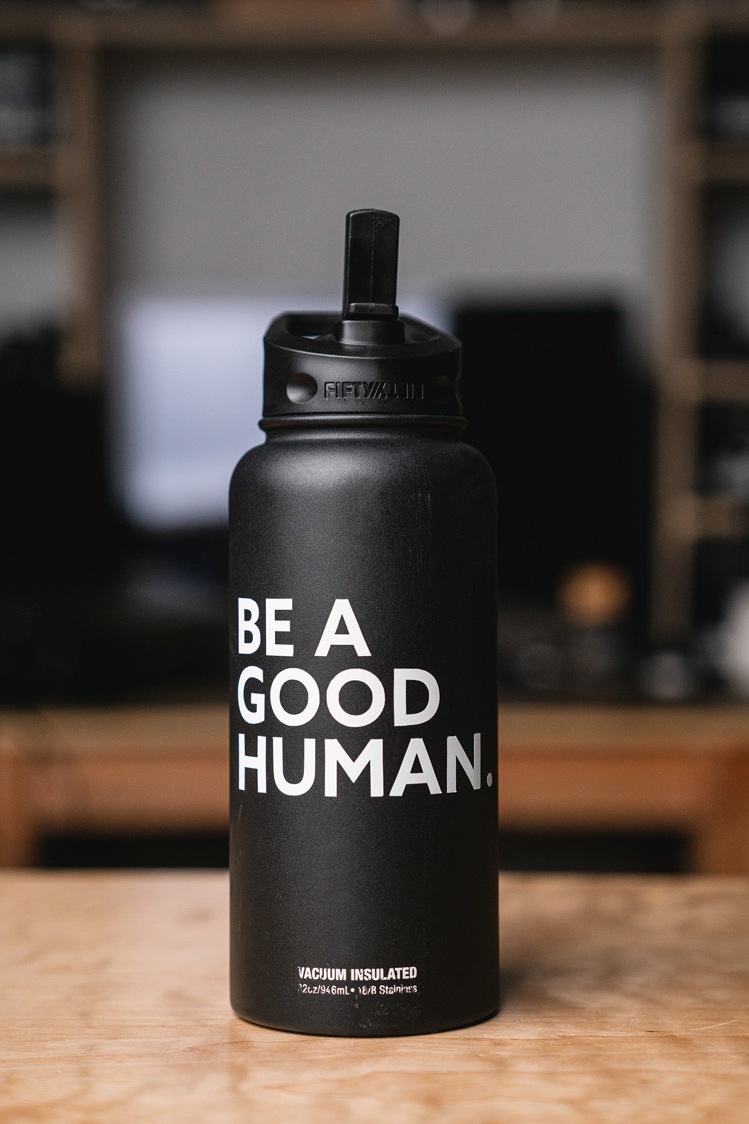 BE A GOOD HUMAN. Vinyl Transfer Sticker